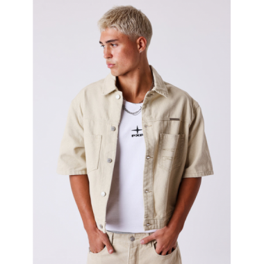 Chaqueta manga corta PxP beige PB