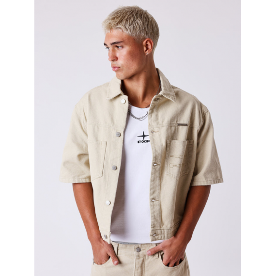 Chaqueta manga corta PxP beige PB