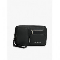 Th Modern Business Pouch Black  TOMMY HILFIGER