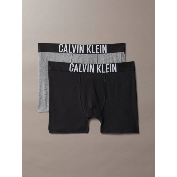 2PK BOXER BRIEF PVHBLACK/GREYHEATHER