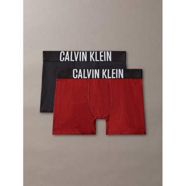 2PK BOXER BRIEF FIREDBRICK / CKBLACK