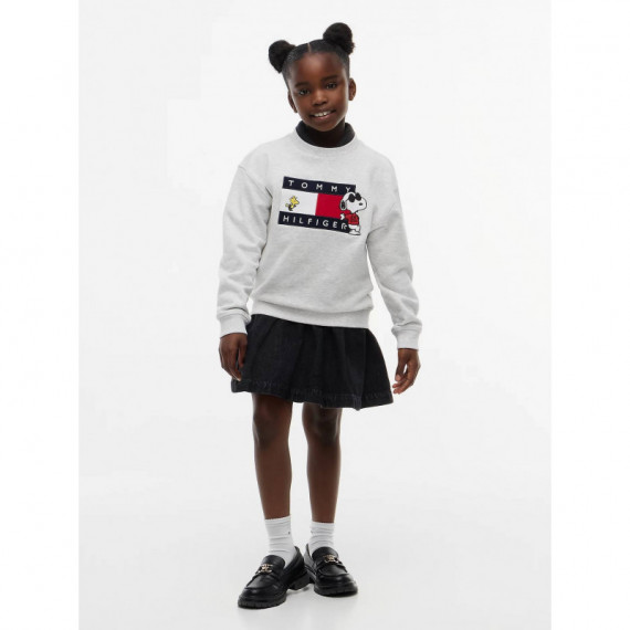 PEANUTS CREWNECK GREY HEATHER