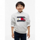 PEANUTS CREWNECK GREY HEATHER