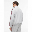 HALF BUTTON DOWN ICE GREY HEATHER