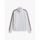 HALF BUTTON DOWN ICE GREY HEATHER