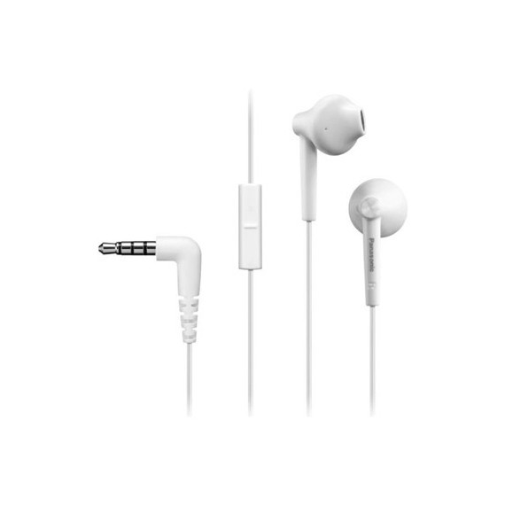 PANASONIC Auricular Estereo Portatil RP-TCM50 Blanco Clavija Jack 3.5mm