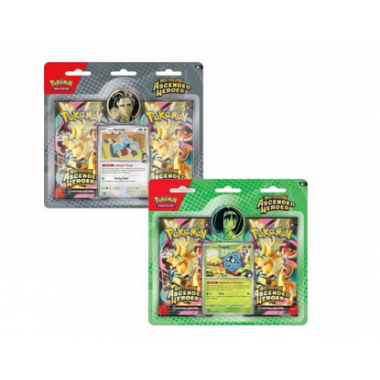 POKEMON JUEGO DE CARTAS COL. MEGAEVOLUCION HEROES ASCENDENTES (2 SOBRES) (ESP