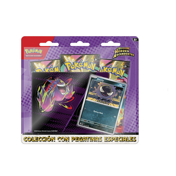POKEMON JUEGO DE CARTAS HEROES ASCENDENTES (3 SOBRES/PEGATINAS ESPECIALES) (ESP)