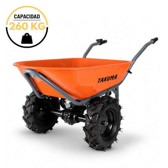 Carretilla Electrica Bateria 100 Litros 260 Kgs 40V/7.5AH TAKUMA