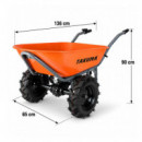 Carretilla Electrica Bateria 100 Litros 260 Kgs 40V/7.5AH TAKUMA