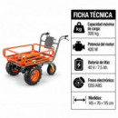 Carretilla Electrica Bateria 300 Kgs 40V/7.5AH TAKUMA