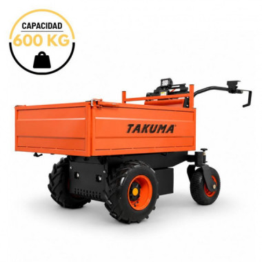 Carretilla Dumper Electrica Bateria 600 Kgs 48V/45AH TAKUMA