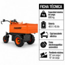 Carretilla Dumper Electrica Bateria 600 Kgs 48V/45AH TAKUMA