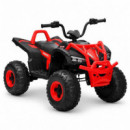 QUAD ELÉCTRICO INFANTIL ROJO 12 V 7 AH 2 MOTORES