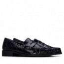 Xti Botin en antelina suave 146430-NEGRO