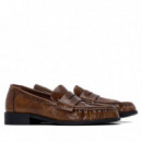 Xti Botin en antelina suave 146430-CAMEL