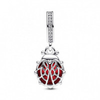 PANDORA Charm Colgante Mariquita Roja 792571C01