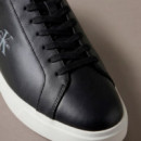Zapatillas de piel con logo distintivo