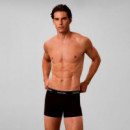 Pack de 3 bóxers cortos - Icon Cotton Stretch Metallic