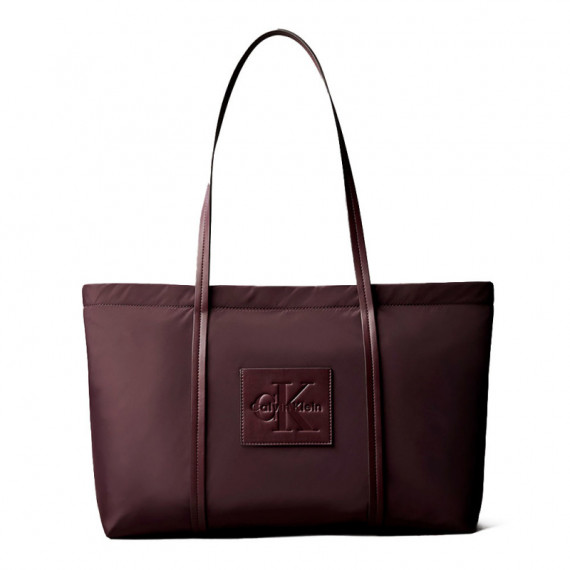 Bolso tote con logo monograma grabado