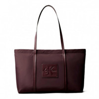 Bolso tote con logo monograma grabado