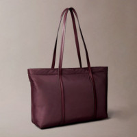 Bolso tote con logo monograma grabado