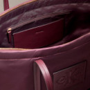 Bolso tote con logo monograma grabado