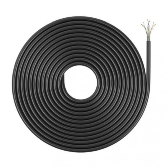 AISENS BOBINA DE CABLE  RJ45 UTP EXTERIORES CAT. 6/ 305M/ A135-0751  NEGRO/ IMPERMEABLE