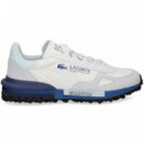 Deportivo Ante+nylon Blanco  LACOSTE