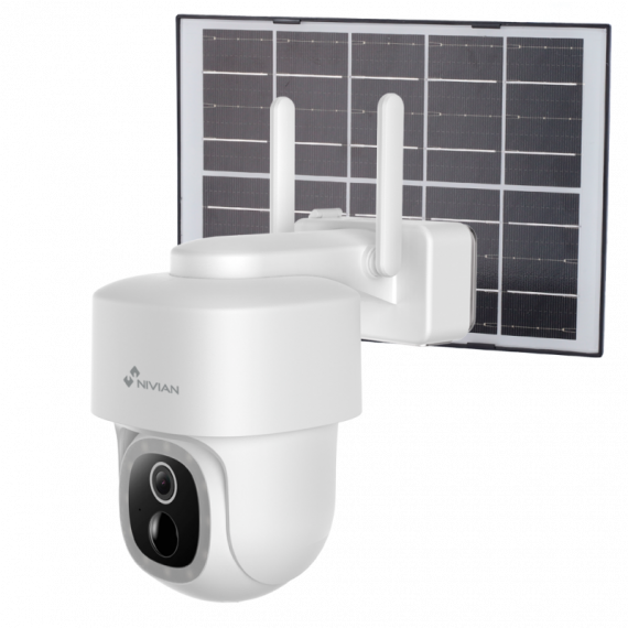 Camara Vigilancia NIVIAN Exterior Motorizada Solar Wifi