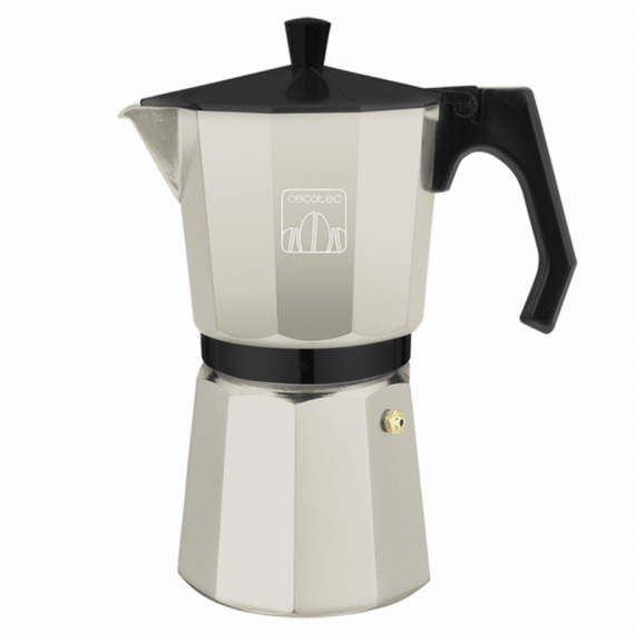 Cafetera Italiana Cumbia Mokclassic 900 Beige  CECOTEC