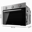 Bolero Hexa C134500 Inox a 45X59,5X54 Cm  CECOTEC