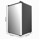 Congelador Bolero Coolmarket Tf 97 Inox 55,1X57,5X85 Cm  CECOTEC