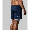 Pantalón Corto Malla Rx Azul  RX HEAVY CORP