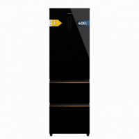 Bolero Coolmarket Combi Fd 400 Black Glass E 60X64X191 Cm  CECOTEC