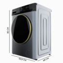 Bolero Dresscode 10610 Inverter Titanium a 60X57,7X84,7 Cm  CECOTEC