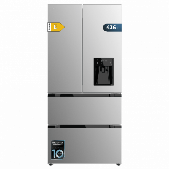 Bolero Coolmarket Fd 436 Wd Inox E 83,6X63,6X183 Cm  CECOTEC