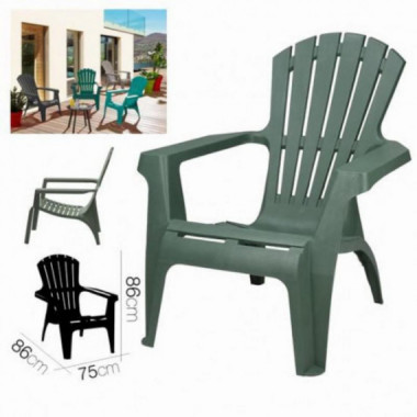 Silla de Jard&iacute;n Pl&aacute;stica Dolomiti 75x86x86 Oliva