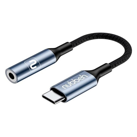 Adaptador Nubbeh Metal Soul Usb-C a Jack 3.5mm (NBCMINIJACK35NY1)