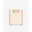Bolso tote de lona Heritage pequeño de Lacoste