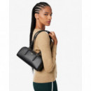 Bolso de hombro en piel Champs-Élysées de Lacoste