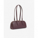 Bolso de hombro en piel Champs-Élysées de Lacoste
