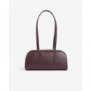 Bolso de hombro en piel Champs-Élysées de Lacoste
