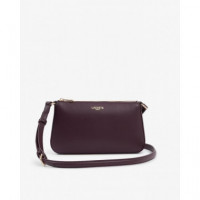 Bolso bandolera en piel Champs-Élysées pequeño de Lacoste