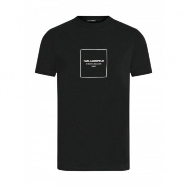 KARL LAGERFELD - T-SHIRT CREWNECK SL - 990 - 755135563221/990