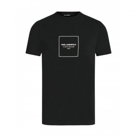 KARL LAGERFELD - T-SHIRT CREWNECK SL - 990 - 755135563221/990