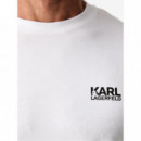 KARL LAGERFELD - T-SHIRT CREWNECK - 10 - 755781563235/10