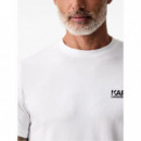 KARL LAGERFELD - T-SHIRT CREWNECK - 10 - 755781563235/10