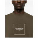 KARL LAGERFELD - T-SHIRT CREWNECK - 460 - 755033563221/460