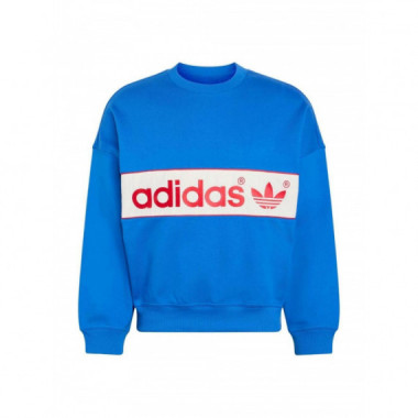 ADIDAS ORIGINALS - BLOCK SWTSHRT - BLUE - LF3015/BLUE